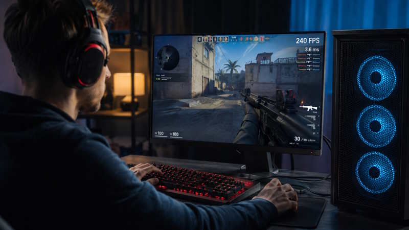 Gaming competitivo, il ruolo dell'hardware: FPS e tempi di risposta