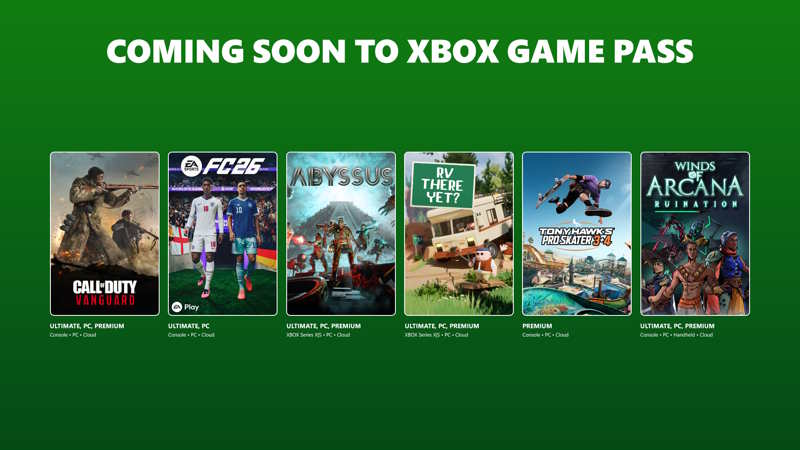 EA Sports FC 26 guida le novità di Xbox Game Pass: ecco tutti i giochi in arrivo tra giugno e luglio