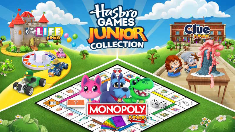 Hasbro Games Junior Collection: Monopoly, Cluedo e Game of Life Junior arrivano su Switch, PS5, Xbox e PC