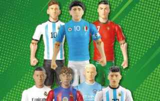 Sockers di Banbo Toys arrivano in Italia: Db-Line porta le statuette dedicate alle leggende del calcio