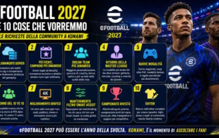 eFootball 2027: le 10 cose che Konami deve migliorare