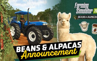 Farming Simulator 25 si espande: annunciata Beans & Alpacas con caffè, alpaca e una nuova mappa ispirata al Brasile