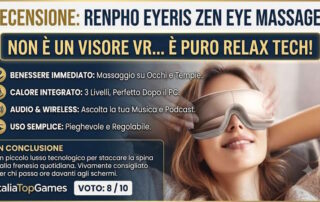 Renpho Eyeris Zen Eye Massager Recensione: massaggi hi-tech!