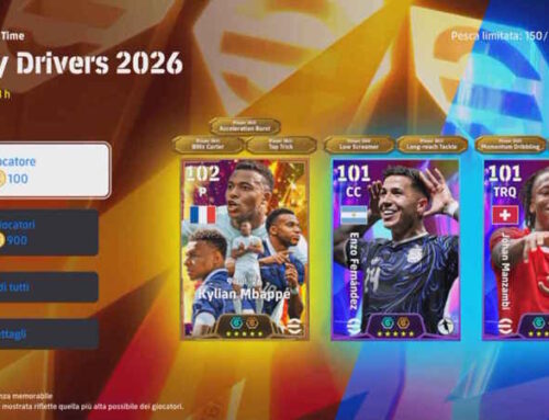 eFootball: I contenuti dell’aggiornamento del 30 luglio tra Pool “Victory Drivers”, POTW Encored e Golden Goal