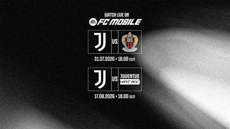 Juventus, le amichevoli estive arrivano su EA SPORTS FC Mobile: ecco dove vedere le sfide dei bianconeri in diretta