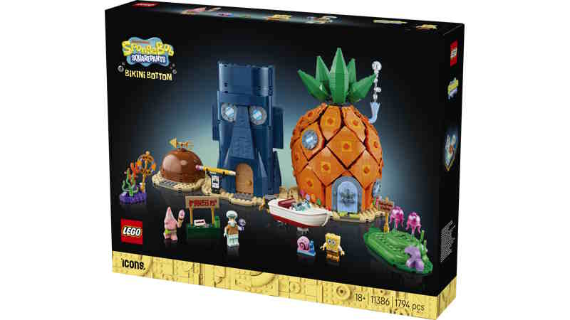 LEGO Icons SpongeBob: Bikini Bottom, il mondo sottomarino arriva tra i mattoncini