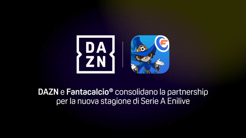 DAZN e Fantacalcio rafforzano la partnership: novità per la nuova stagione di Serie A Enilive