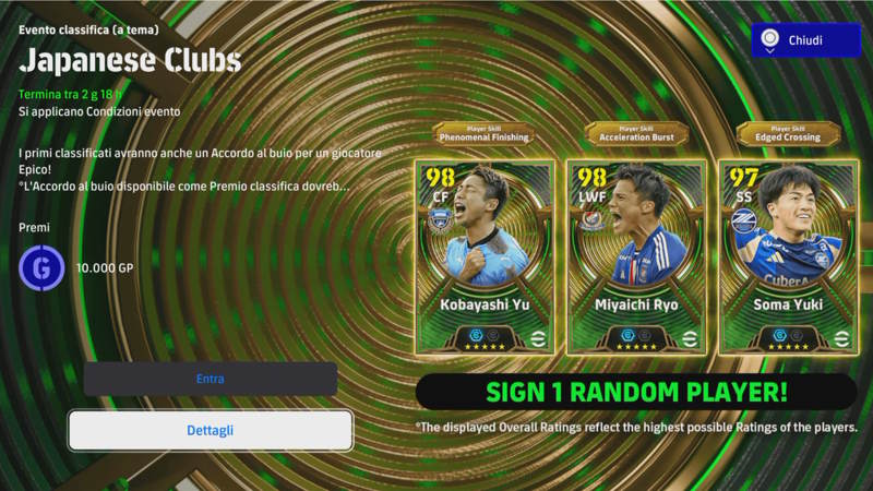 eFootball 2027: Disponibile il Nuovo Evento Weekend a Tema con un Giocatore Epico in Premio
