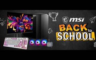MSI lancia il Back to School su Amazon: sconti su monitor, schede video e componenti gaming