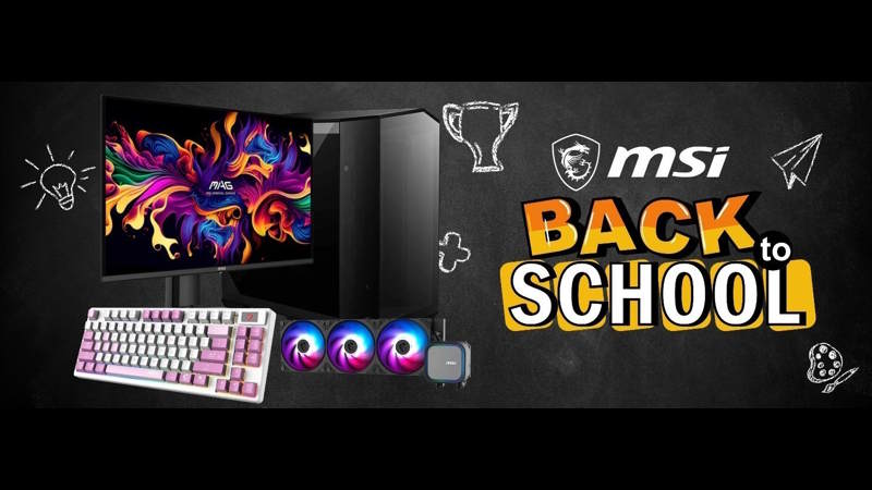 MSI lancia il Back to School su Amazon: sconti su monitor, schede video e componenti gaming