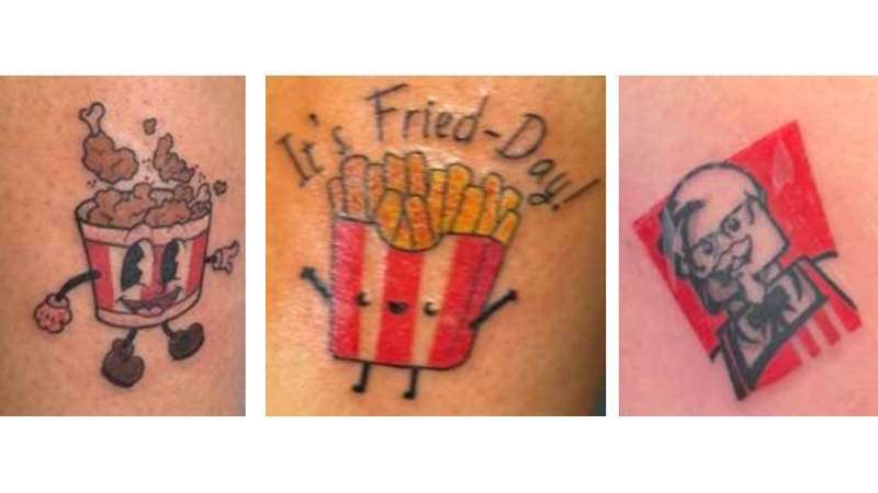 KFC regala pollo gratis a vita a chi si tatua al Modena Nerd: la sfida più folle dell'evento