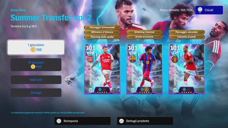 eFootball 2027: Torna la Master League Sprint e Arrivano i Nuovi Pack POTW e Summer Transfer Vol. 2
