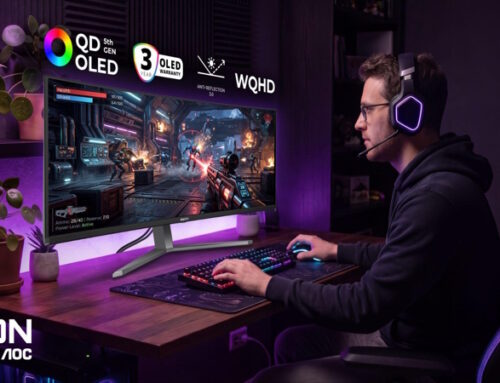 AGON by AOC torna a gamescom con due nuovi monitor QD-OLED da 34 e 48,9 pollici
