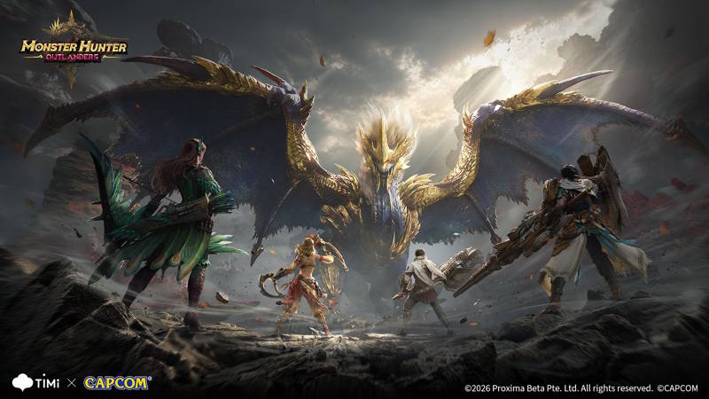 Monster Hunter Outlanders: Ruger Aidal è il nuovo Drago anziano svelato alla gamescom 2026