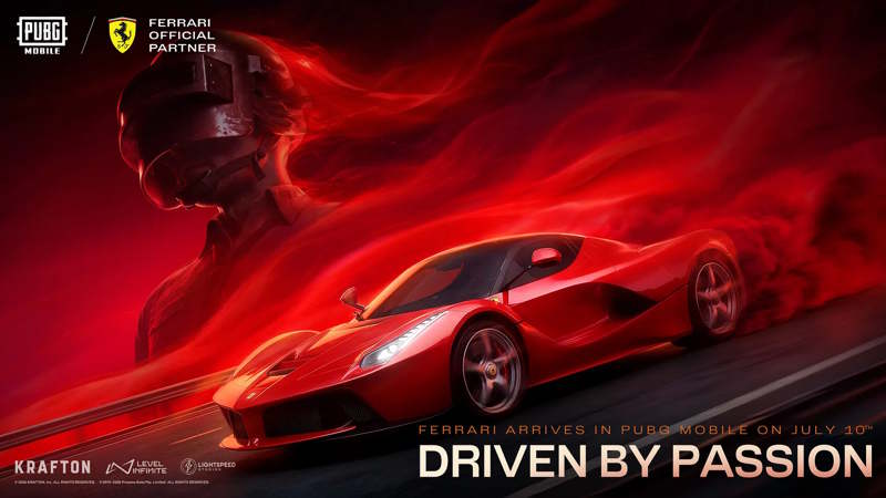 PUBG MOBILE accende i motori con Scuderia Ferrari HP
