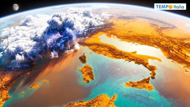 Rottura dell'estate: temporali dal 17 agosto e possibile crollo del caldo entro il 24