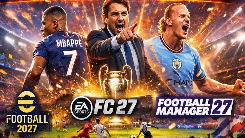 Guida alla nuova stagione videoludica: date di uscita e novità per eFootball 2027, EA FC 27, Football Manager 27 e indie