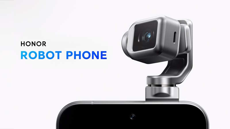 HONOR Robot Phone: arriva lo smartphone robot con gimbal a 4 gradi di libertà e tecnologia ARRI