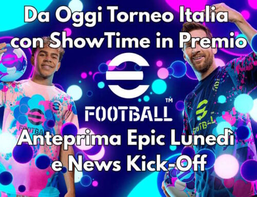 eFootball 2027: Torneo “Italian Clubs” con Carte ShowTime in Premio, Anteprima Epic di Lunedì e Modalità Campionato su Switch 2
