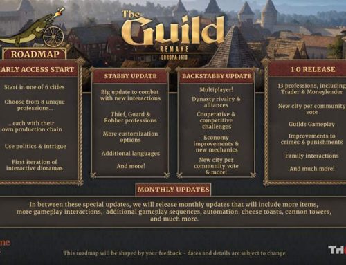 The Guild 1 Remake: Europa 1410, svelata la roadmap dell’Early Access: oltre 300.000 giocatori lo aspettano