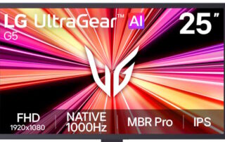 LG presenta UltraGear 25G590B: il primo monitor gaming Full HD con refresh rate nativo di 1000 Hz