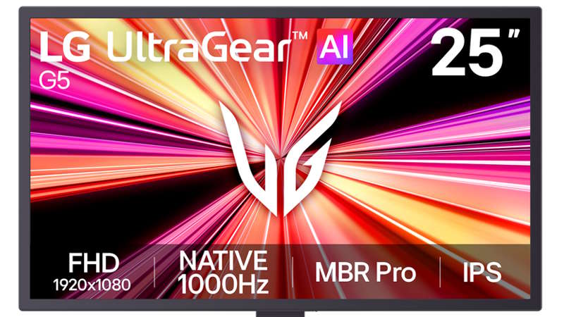 LG presenta UltraGear 25G590B: il primo monitor gaming Full HD con refresh rate nativo di 1000 Hz