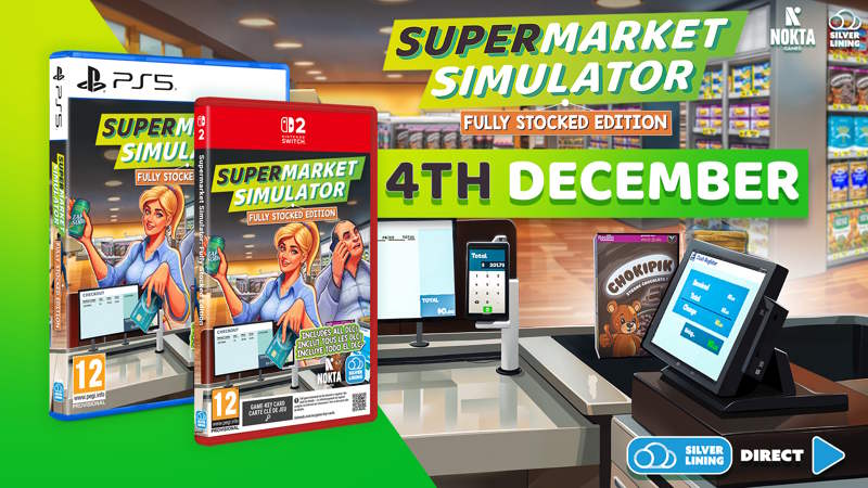 Supermarket Simulator: Fully Stocked Edition arriva su PS5 e Nintendo Switch 2