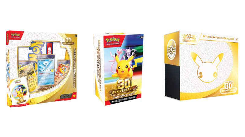 GCC Pokémon: 30° Anniversario celebra i trent’anni della serie con una nuova espansione