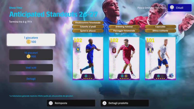 eFootball 2027: Arrivano i nuovi Showtime, i contratti mirati e gli aggiornamenti di questa settimana