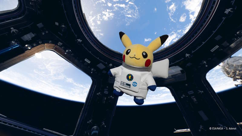 Pokémon va nello spazio: Pikachu astronauta arriva nei musei europei con ESA