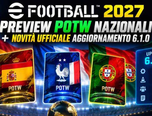 eFootball 2027: Aggiornamento 6.1.0, Nuove Regole per i Tornei e-Sports e Preview POTW Nazionali