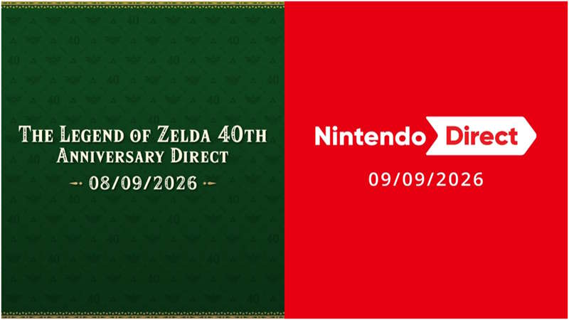 Nintendo Direct: due appuntamenti a settembre, Zelda festeggia 40 anni e arriva il focus su Switch 2