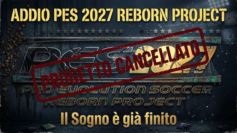 PES 2027 Reborn Project è già finito: Durandil PES attacca Konami e lancia un messaggio