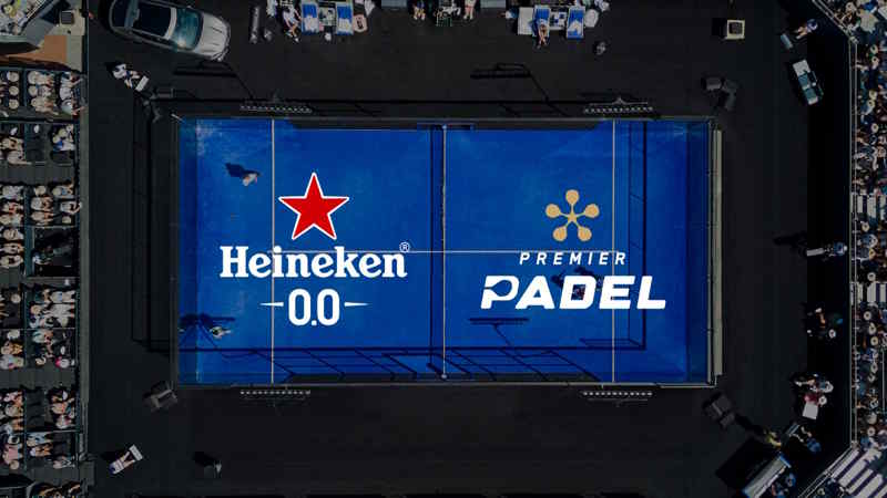 Heineken 0.0 al Premier Padel Milano: la birra analcolica è in sconto su Amazon