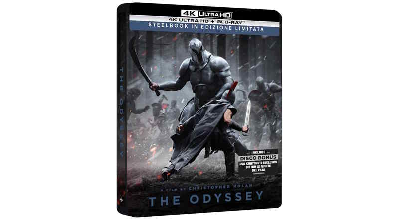 Odissea di Nolan, il kolossal da record arriva in Steelbook 4K: prenota subito l’edizione limitata!