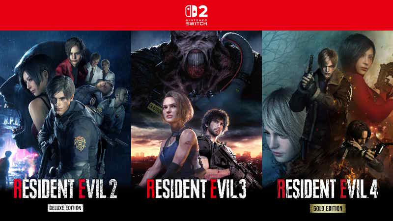 Resident Evil invade Nintendo Switch 2: arrivano oggi tre remake iconici!