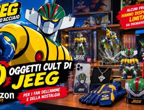 10 oggetti cult di Jeeg Robot d’Acciaio su Amazon che faranno impazzire i fan degli anni ’70 e ’80