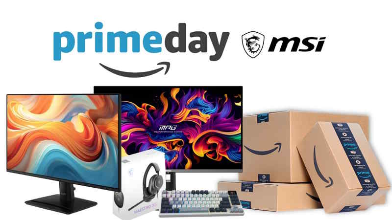 MSI annuncia sconti e promozioni imperdibili per l'Amazon Prime Day