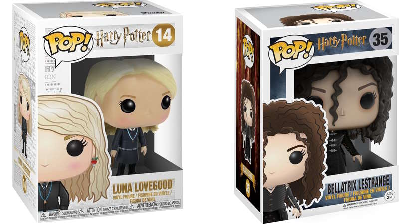 Harry Potter, due Funko Pop da collezione in offerta: Luna Lovegood e Bellatrix Lestrange a prezzo scontato