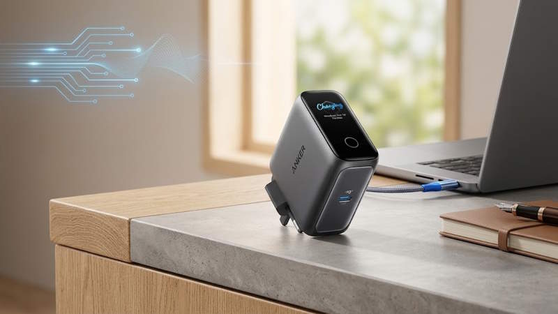 Anker rivoluziona la ricarica: arrivano caricabatterie intelligenti, power bank e hub con display