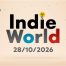 Nintendo annuncia un nuovo Indie World: domani 15 minuti di novità per Switch 2 e Switch