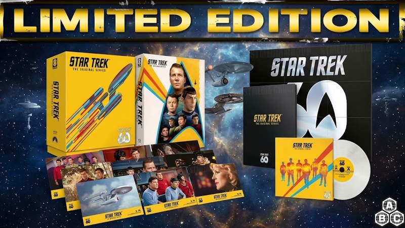 Star Trek festeggia 60 anni: arriva il cofanetto da collezione con 20 Blu-ray e un LP speciale