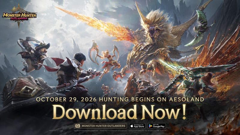 Monster Hunter Outlanders è disponibile: la caccia ai mostri arriva su iOS e Android con oltre 400 tentativi gratis!