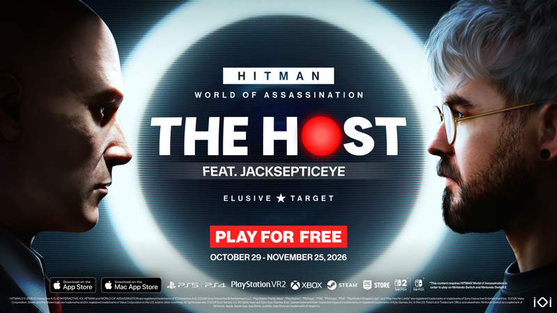 HITMAN diventa ancora più folle: Jacksepticeye entra nel mondo di Agente 47, ecco la missione da non perdere