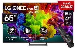 LG QNED evo MiniLED da 65 pollici a 899 euro: 500 euro di sconto su una TV 4K che strizza l'occhio ai gamer