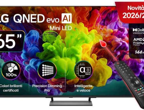 LG QNED evo MiniLED da 65 pollici a 899 euro: 500 euro di sconto su una TV 4K che strizza l’occhio ai gamer