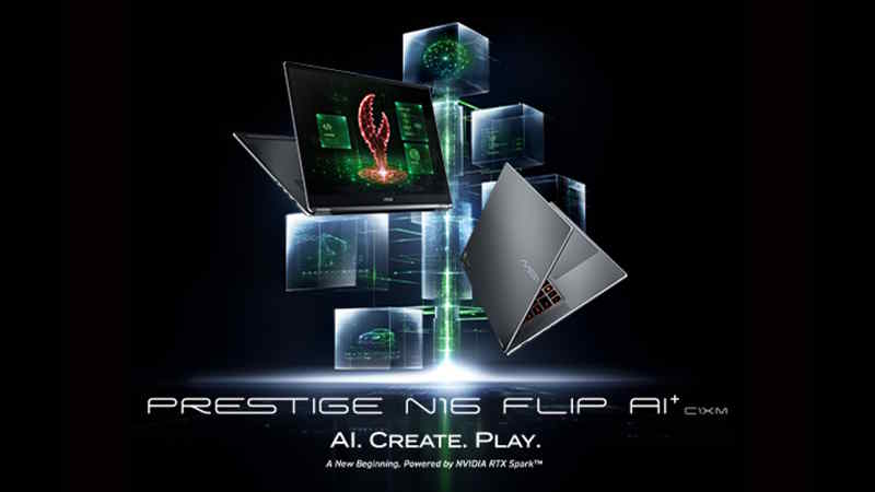 MSI Prestige N16 Flip AI+: il nuovo 2-in-1 con NVIDIA RTX Spark punta tutto sull'IA locale